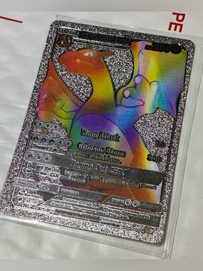 Charizard GX Holo Pokémon Card - Rainbow/Silver HP 250